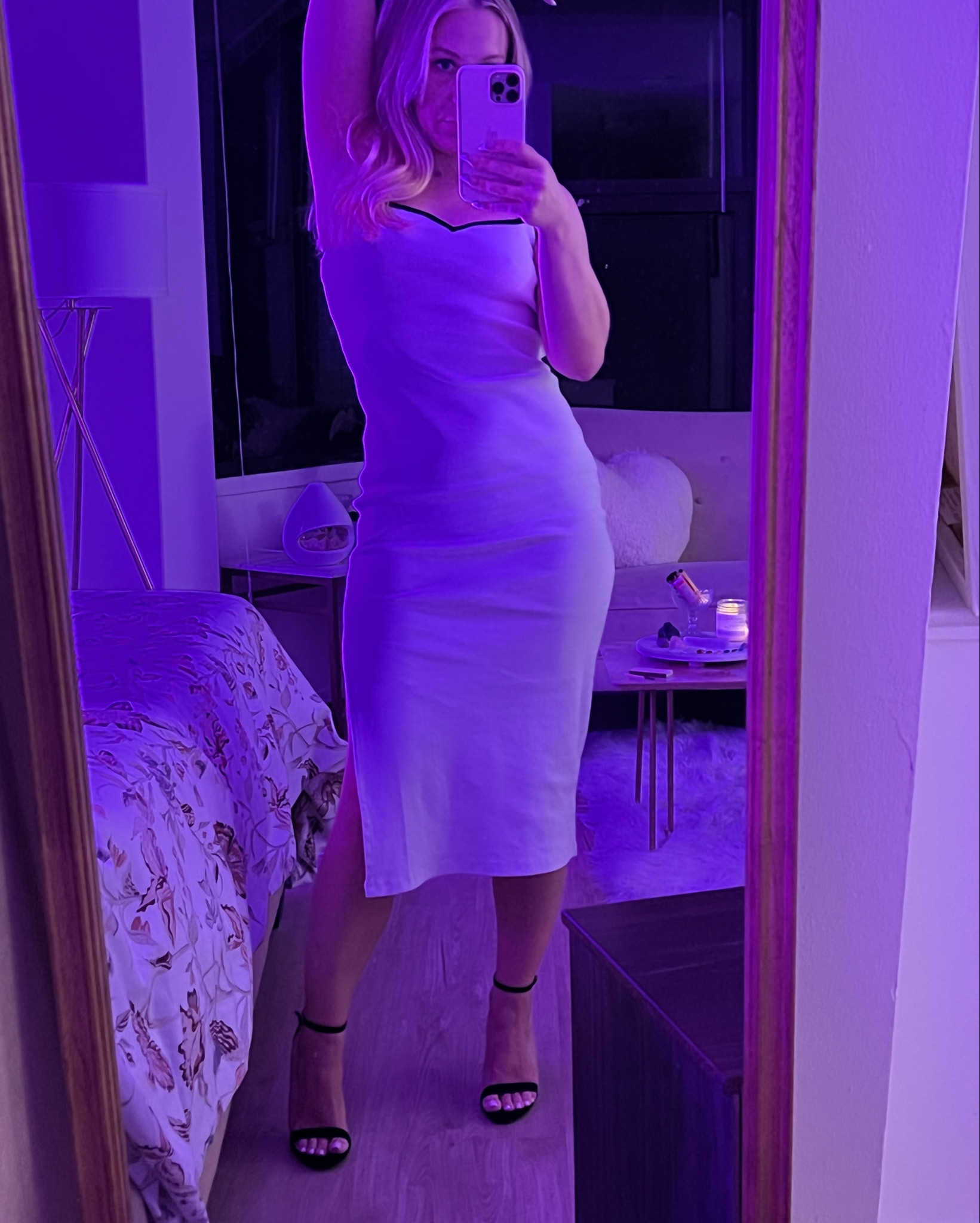 Excuse the pink mood lighting, this dress is white. 💕 This dress is no longer available but I’m selling on my posh, check the link. Size S, but fits like a M.

Amazon style | signedblake | the drop

#LTKFindsUnder50 #LTKSeasonal #LTKParties