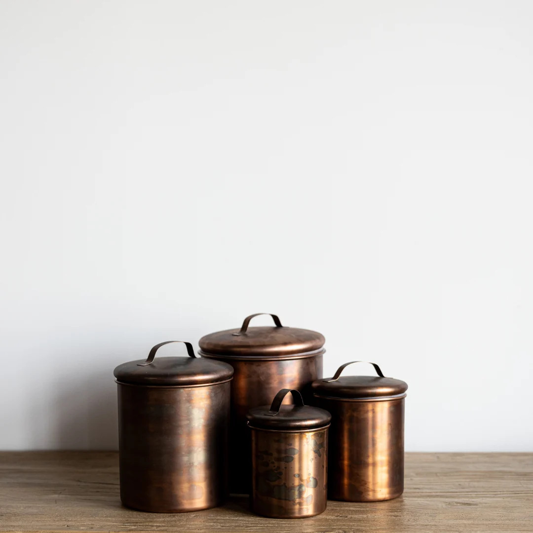 Copper Containers Set | By Luxe B Co. | luxe bCO