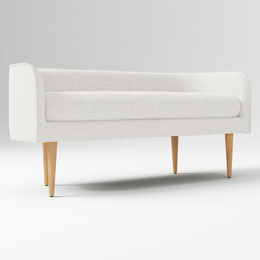 Celine Bench - Wood Legs | West Elm (US)