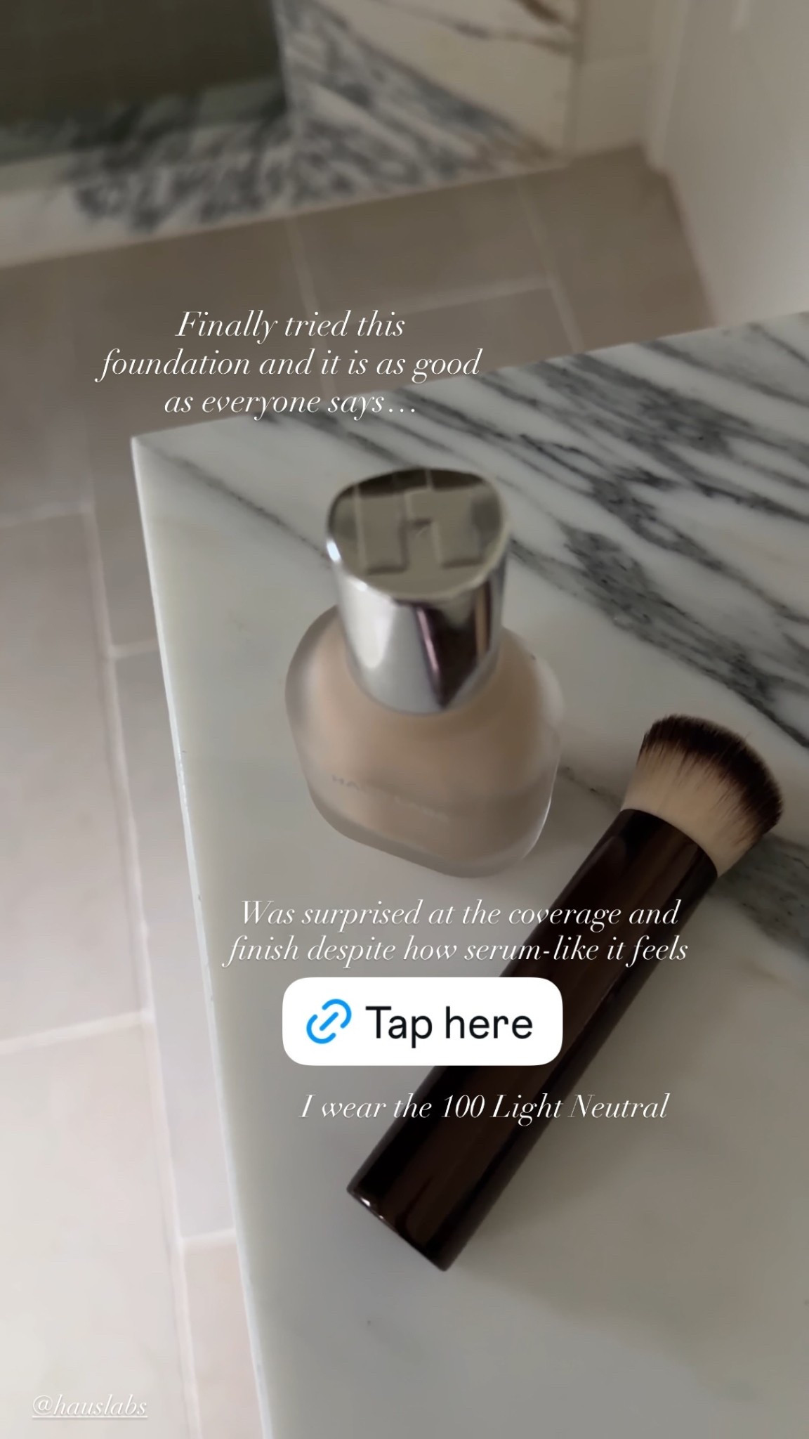 My new go to foundation. Wearing the shade 100 Light Neutral 
@hauslabs

#classicbeauty
#cleanbeauty
#summerstyle
#summermakeup
#lightfoundation