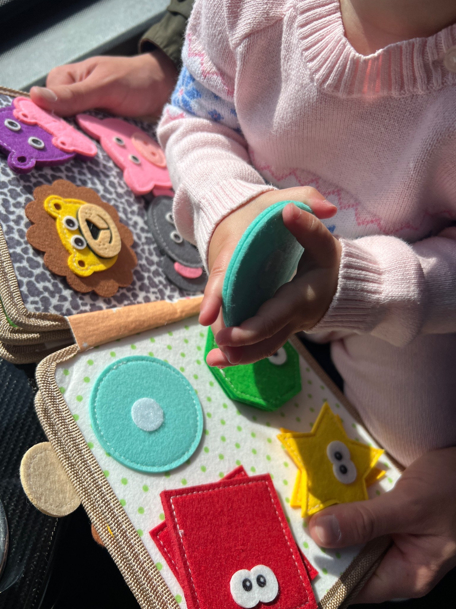Here to save all moms for when you’re worried on how to keep a 14 month old occupied in times of need!! This Montessori style busy book has SAVED us and she loves it so much. Everything is Velcro and not a choking hazard!! 10/10👏🏼

#LTKU #LTKTravel #LTKKids