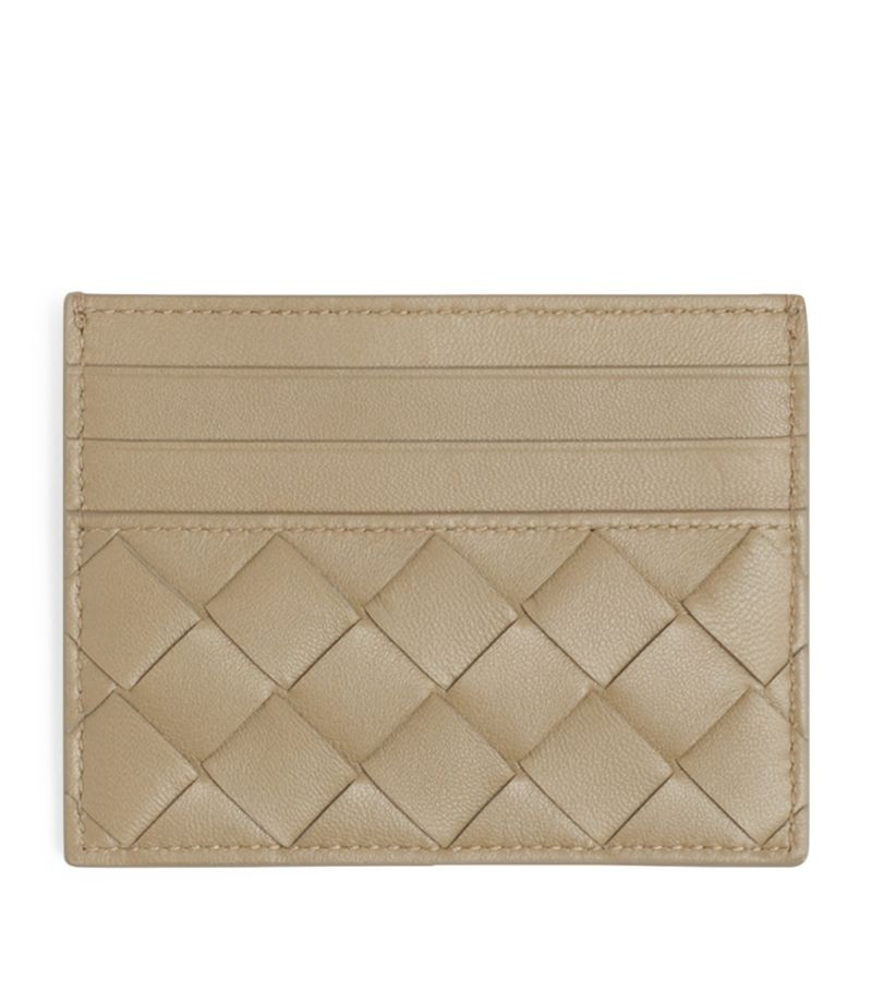 Bottega Veneta Leather Intrecciato Card Holder | Harrods