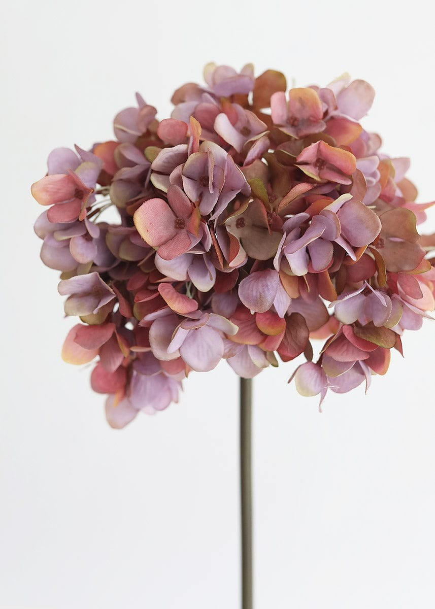 Mauve Oversized Hydrangea Fake Flower - 27 | Afloral (US)