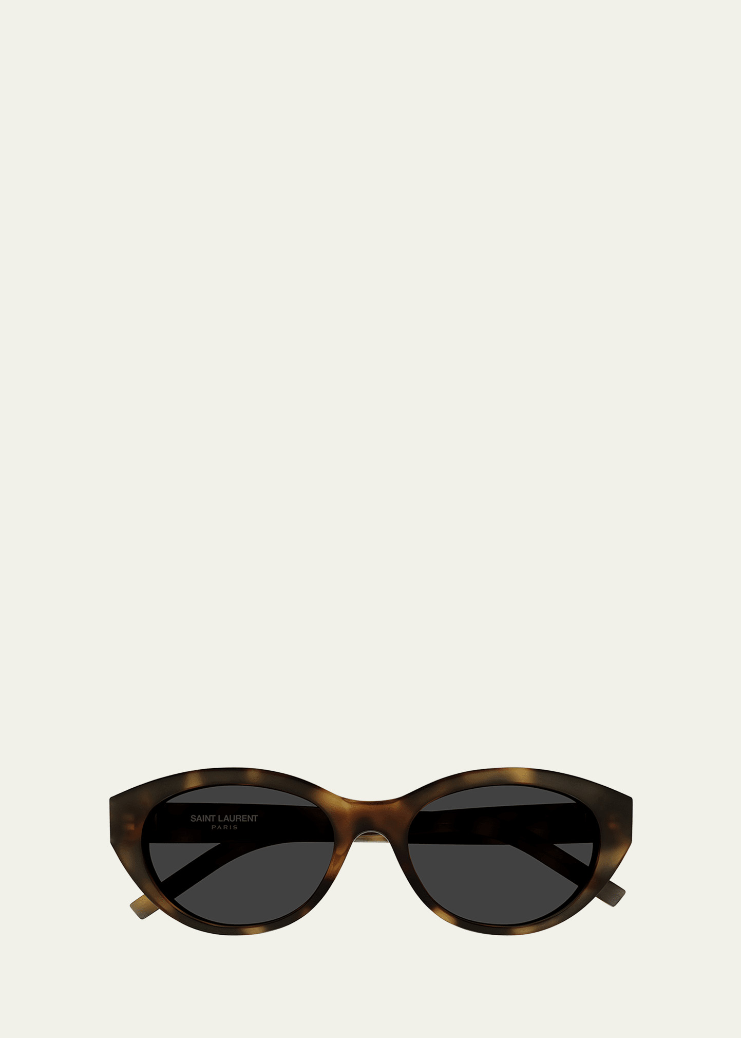 Saint Laurent Recycled Acetate Round Sunglasses | Bergdorf Goodman