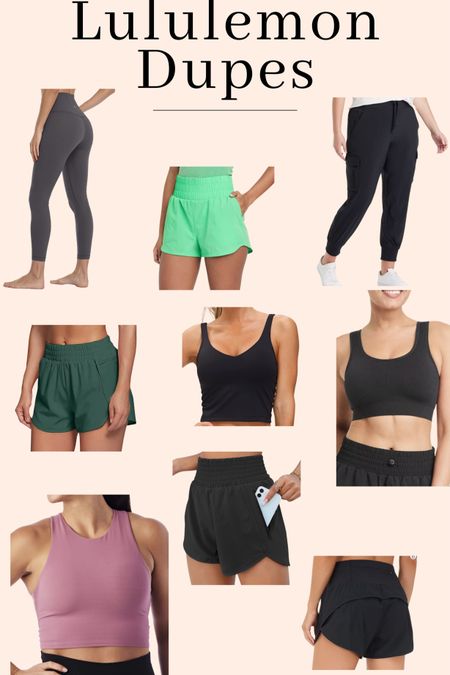 Lululemon dupes that are just as good as the real thing! 

Amazon, Walmart, and Target. 

#LTKunder50 #LTKFind #LTKfitness