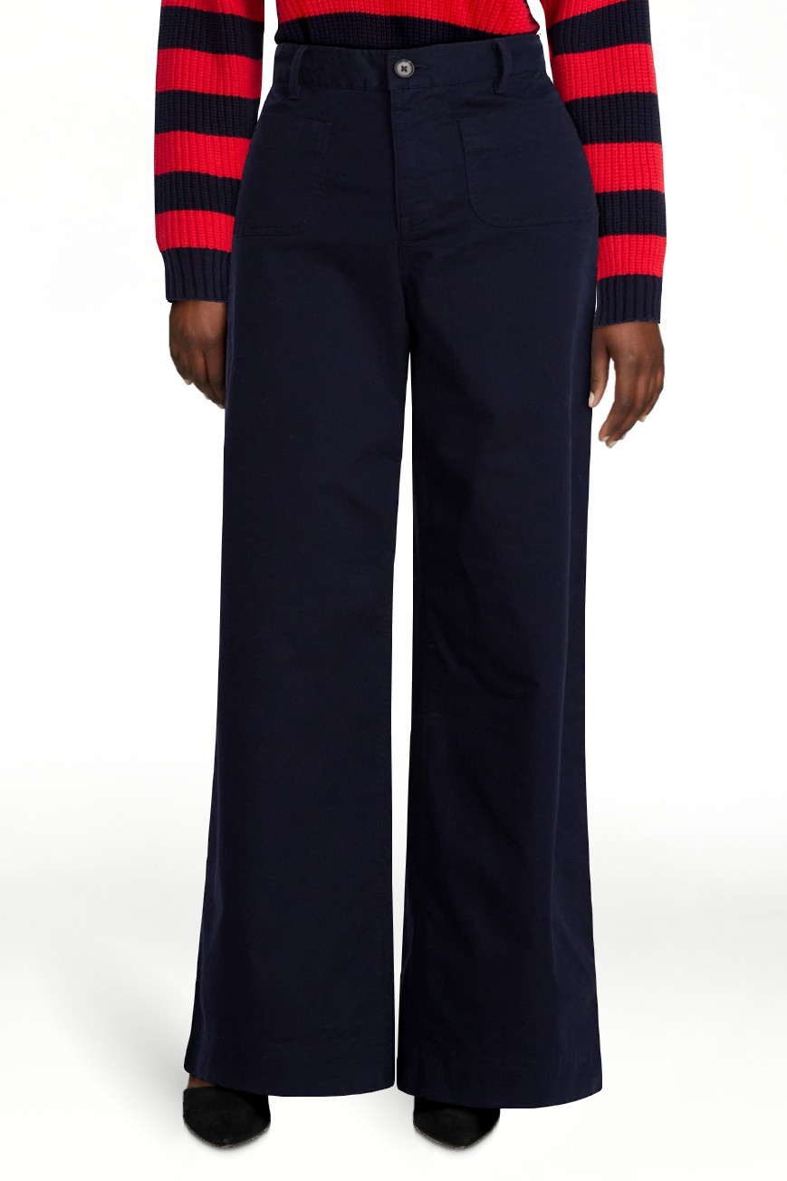 Free Assembly Women's and Women's Plus Patch Pocket Wide Leg Pants, 30”, 32” and 34” Inseam... | Walmart (US)