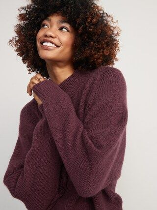Cozy Mock-Neck Sweater for Women | Old Navy (US)