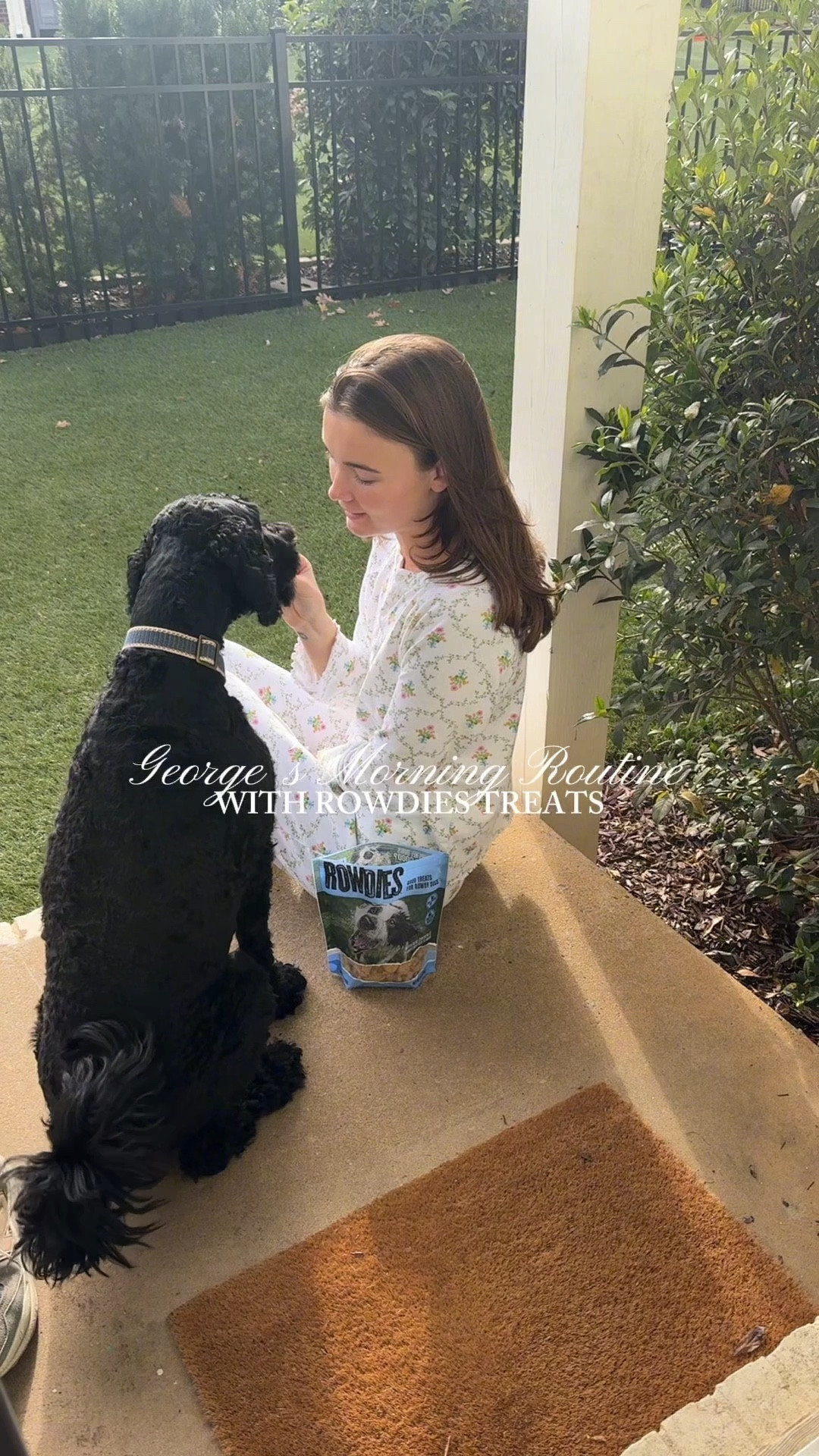 I love my poodle, and I always want to give him the best treats! #Ad #RowdiesDogTreats #TargetPartner #Target #GetRowdy George’s favorite is the chicken with peanut butter. Shop these protein packed treats here or at Target. 
