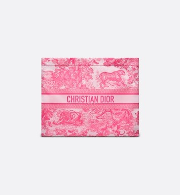 DiorTravel Zipped Pouch Peony Pink Technical Fabric with Toile de Jouy Motif | DIOR | Dior Beauty (US)