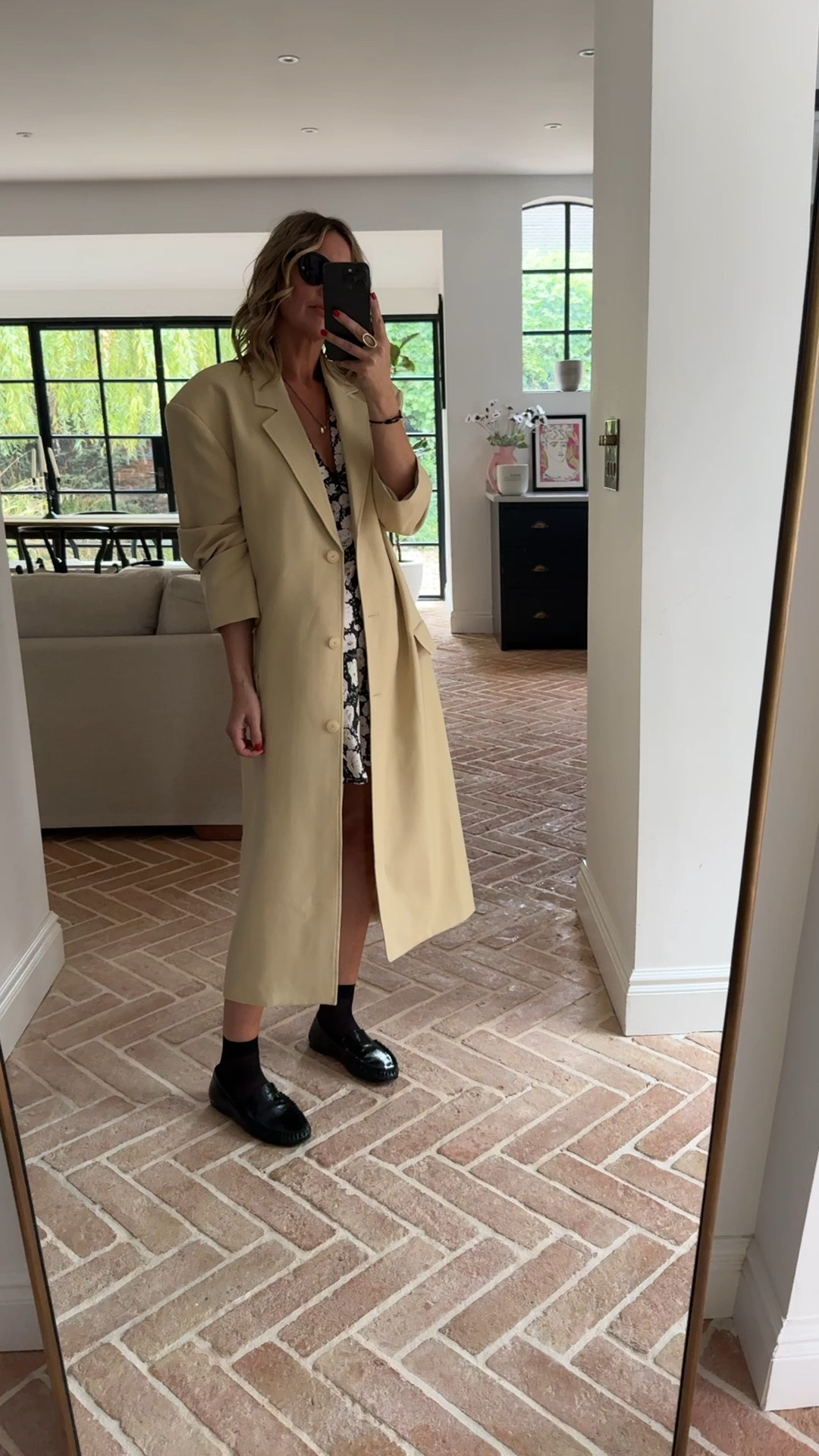 Yellow Jacket Look 

Coat | dress | loafers | august | summer | September 

#LTKuk #LTKsummer #LTKautumn