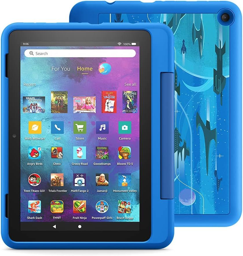 Fire HD 8 Kids Pro tablet, 8" HD, ages 6–12, 32 GB, (2021 release), Intergalactic | Amazon (US)