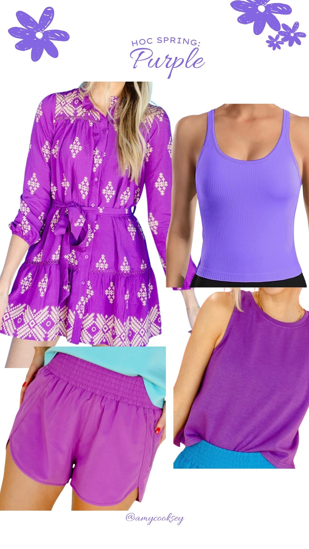 #HOCSpring Purple can be tricky… and also hard to find! Enjoy these finds 💜

#SpringPurple #PurpleDress #ShopBySeason #PurpleTank #PurpleShorts #Athleisure

#LTKSeasonal