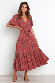 Barker Dress - Red Multi | Petal & Pup (US)