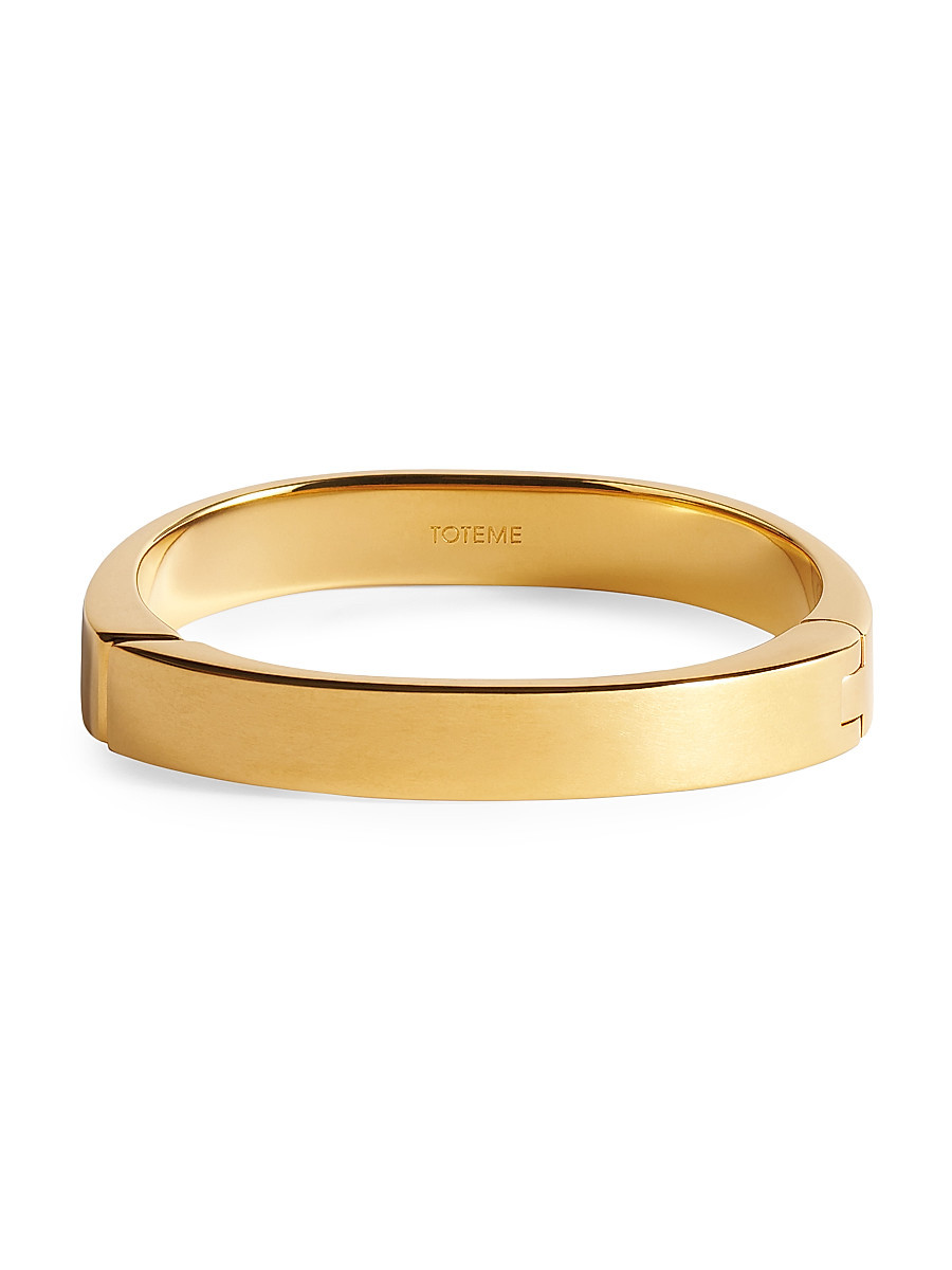Women's 18kt Gold-Plated Signature Bracelet - Gold - Size 5.75 | Saks Fifth Avenue