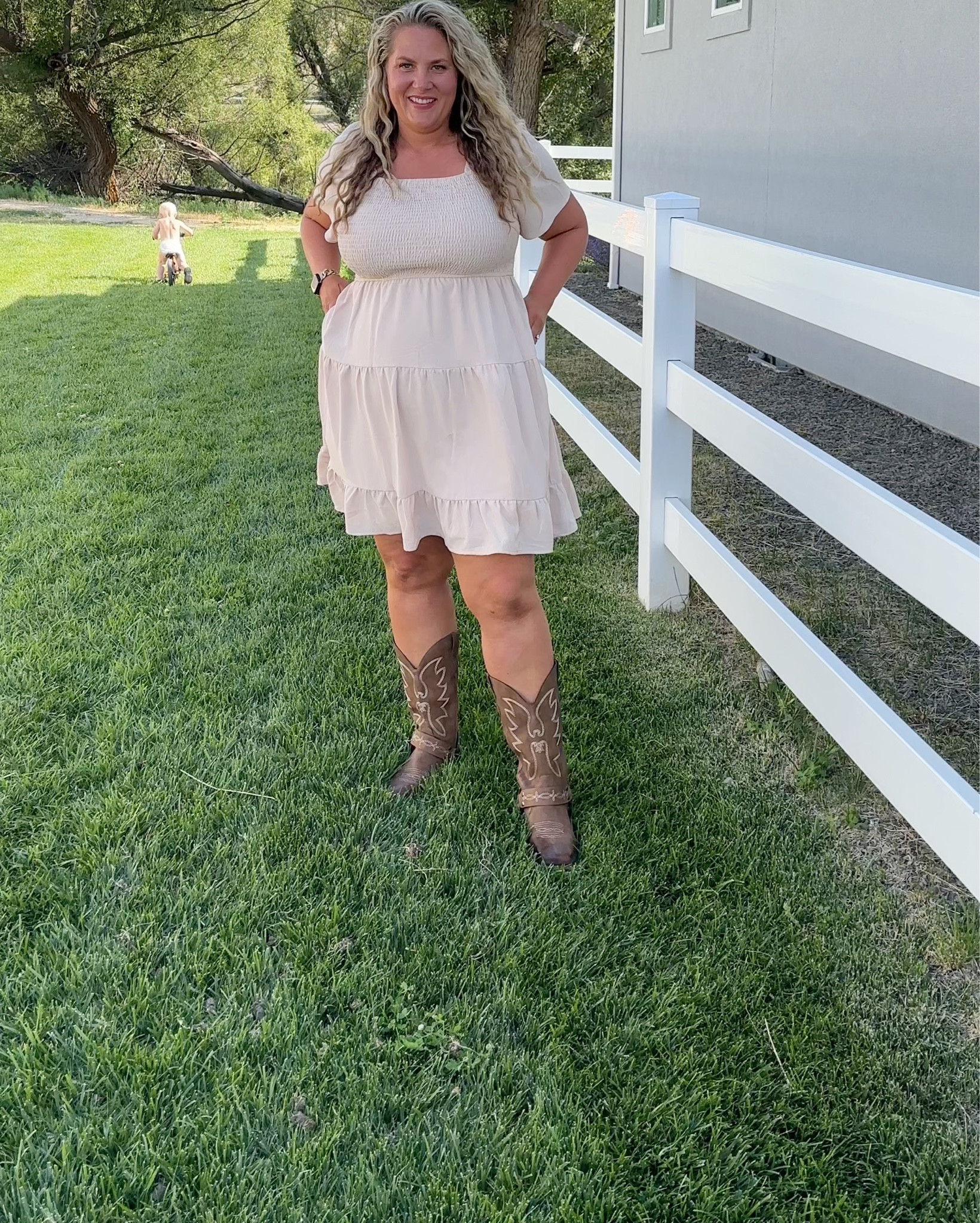 Loved this curvy friendly outfit I wore to the Post Malone concert!

All Amazon!

Dress: true to size, I’m in xl in khaki, very large chest friendly
Boots: true to size, insanely comfortable

#LTKMidsize #LTKPlusSize #LTKFindsUnder50