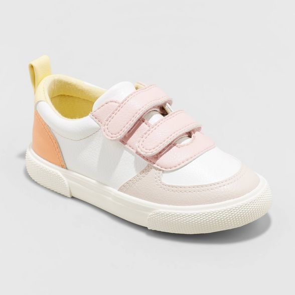 Toddler Girls' Devon Apparel Sneakers - Cat & Jack™ Pink | Target