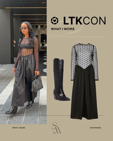 Fall outfit- black lace dress with black cowboy boots that won't break the bank 

#LTKCon #LTKstyletip #LTKshoecrush