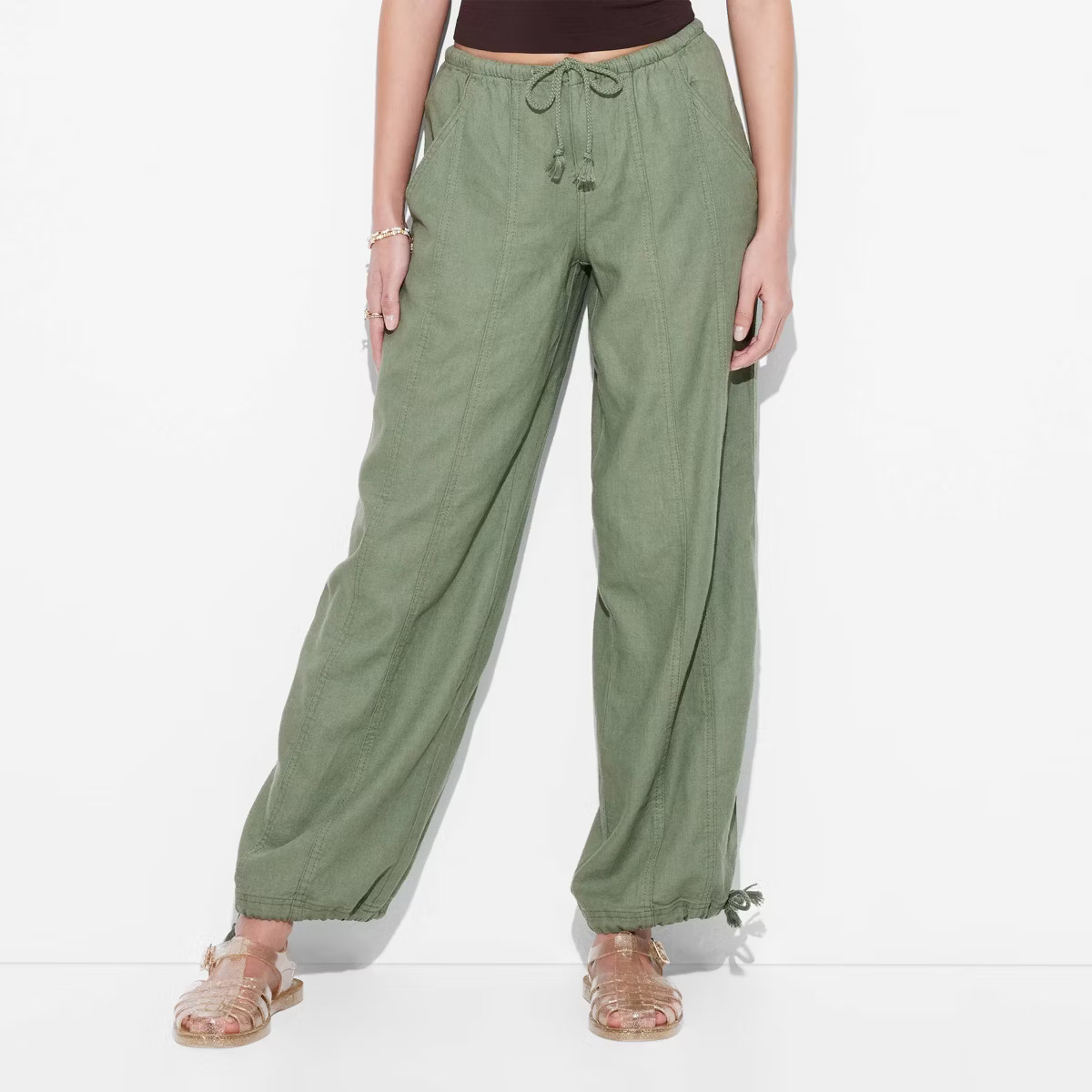 Women's Utility Beach Pants - Wild Fable™ Cream XXL | Target