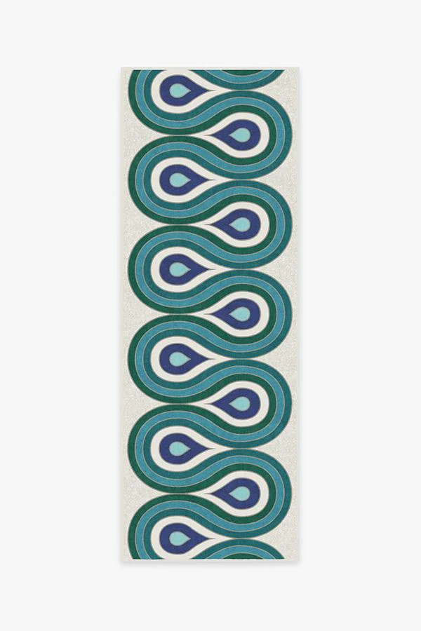 Jonathan Adler Milano Peacock Tufted Rug | Ruggable | Ruggable