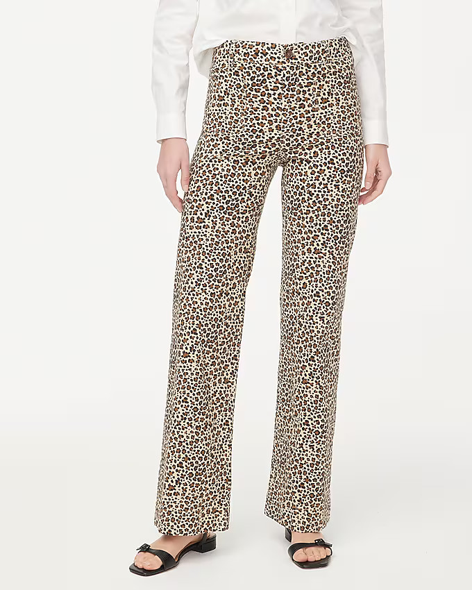 Lizzie high-rise patch-pocket wide-leg pant | J.Crew Factory