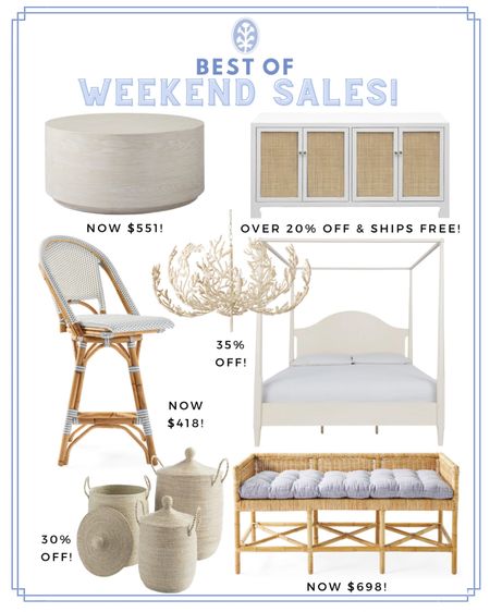 I hope you’re having a lovely weekend!! Wanted to share some best finds from the sales going on right now!! Including tons of furniture, lighting, rugs & more!

Plus several dupes and designers sales are happening and some even include free shipping! 🙌🏻 like this group favorite cane cabinet and this white four poster king bed!  More linked! 🤍

#LTKFind #LTKsalealert #LTKhome
