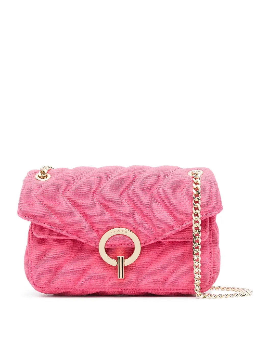 matelassé-effect engraved-logo shoulder bag | Farfetch Global