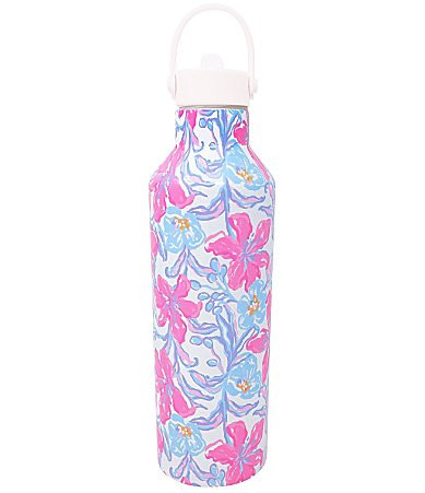 Lilly Pulitzer Beachside Haven Stainless Steel Water Bottle - Light Blue | Dillard's
