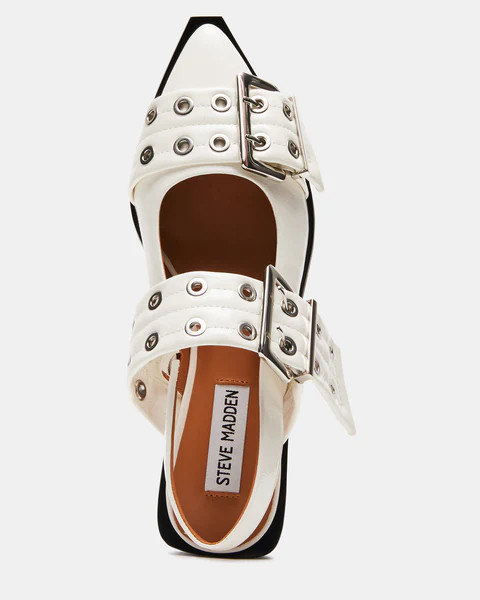 GRAYA WHITE PATENT | Steve Madden (US)