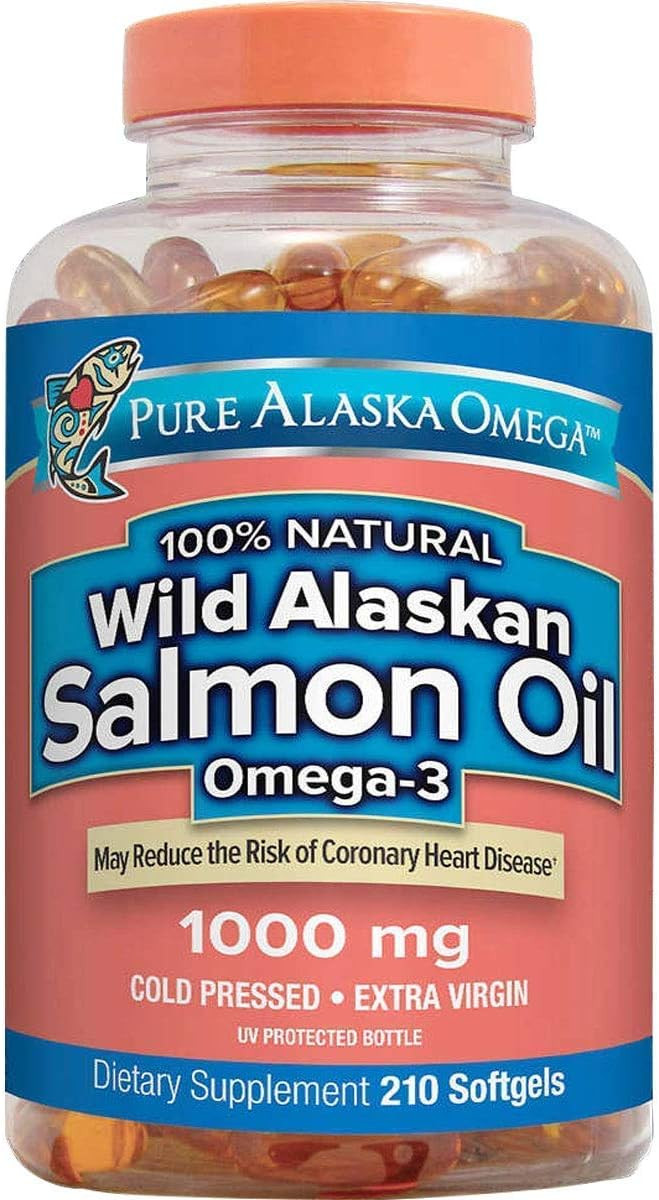 Pure Alaska Omega-3 Wild Alaskan Salmon Oil 1000mg 210 ct | Amazon (US)