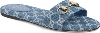 Siaga Horsebit GG Monogram Slide Sandal (Women) | Nordstrom