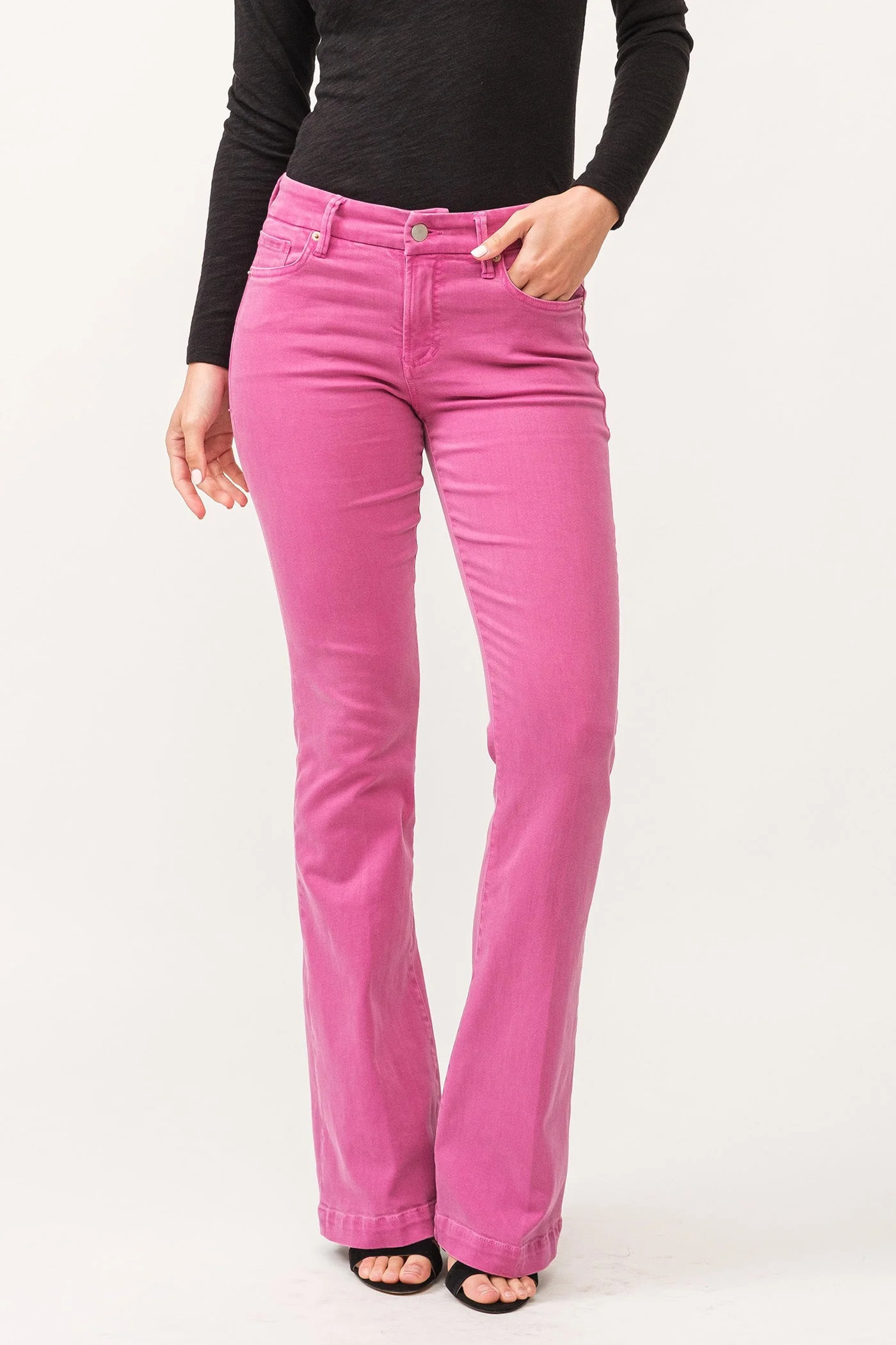 ROSA FLARE JEAN DAHLIA MAUVE | Dear John Denim