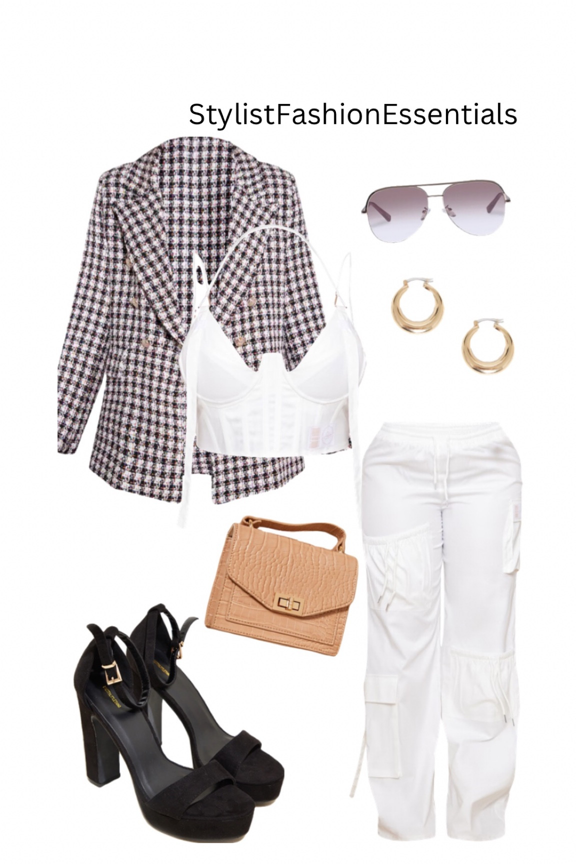 “Life isn’t perfect but your outfit can be.”
- Love this quote when I’m feeling down at least I look good 
💕🥰
Like and follow for more outfits x

Blazer
Sale 
New 
Cargo pants
Spring outfit
Causal outfit
Heels
Bag
Sunglasses
Jewellery 
Girls trip 
Neutrals 
Pretty little thing 

#LTKseasonal #LTKGiftguide

#LTKunder50 #LTKsalealert #LTKunder100