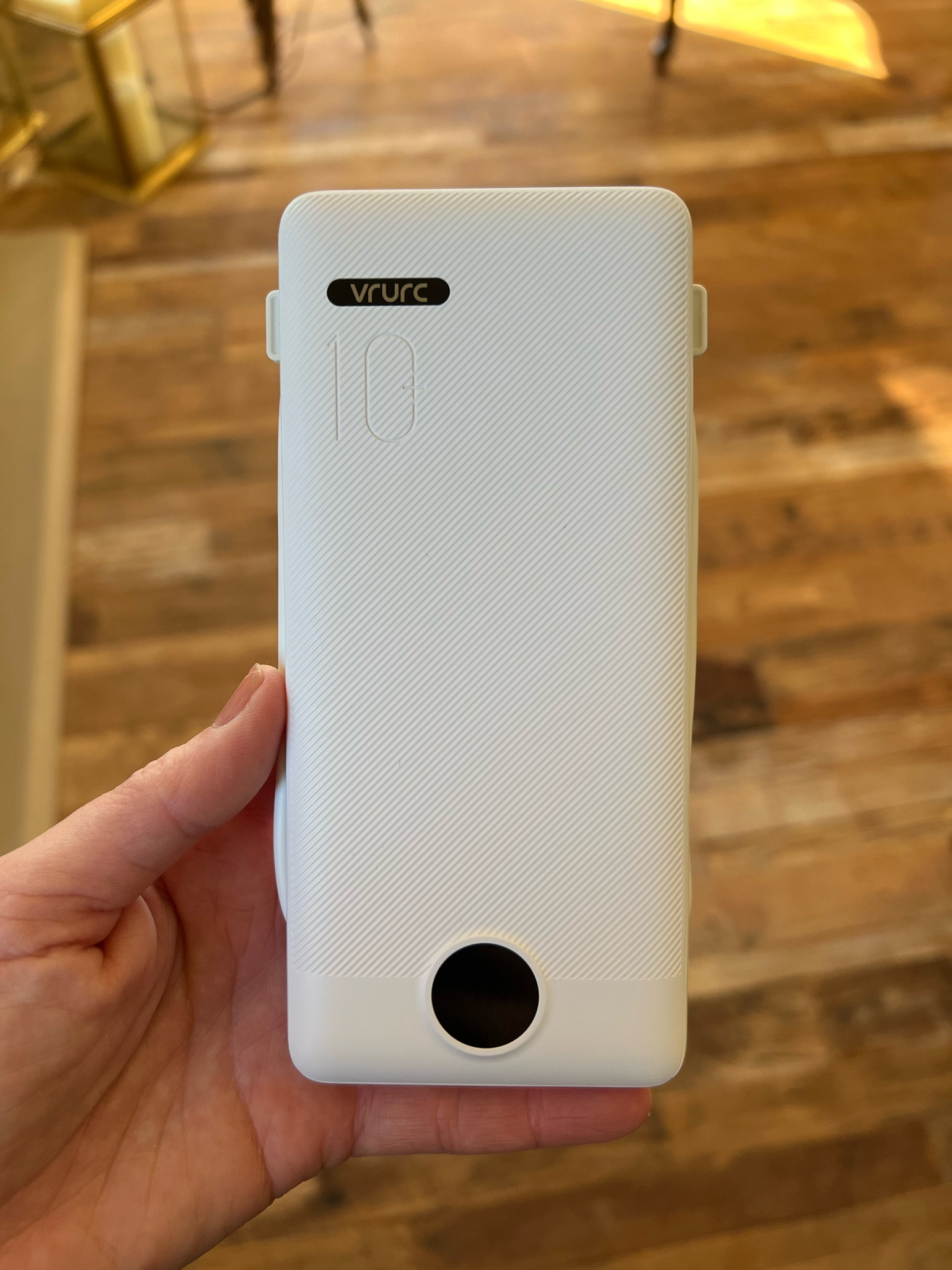 Travel phone charger with display. Great for around the house or work if you need to be portable.  Built in cables and plugs into the wall to charge. Compact phone travel charger. #travelessentials 

#LTKhome #LTKFind #LTKtravel