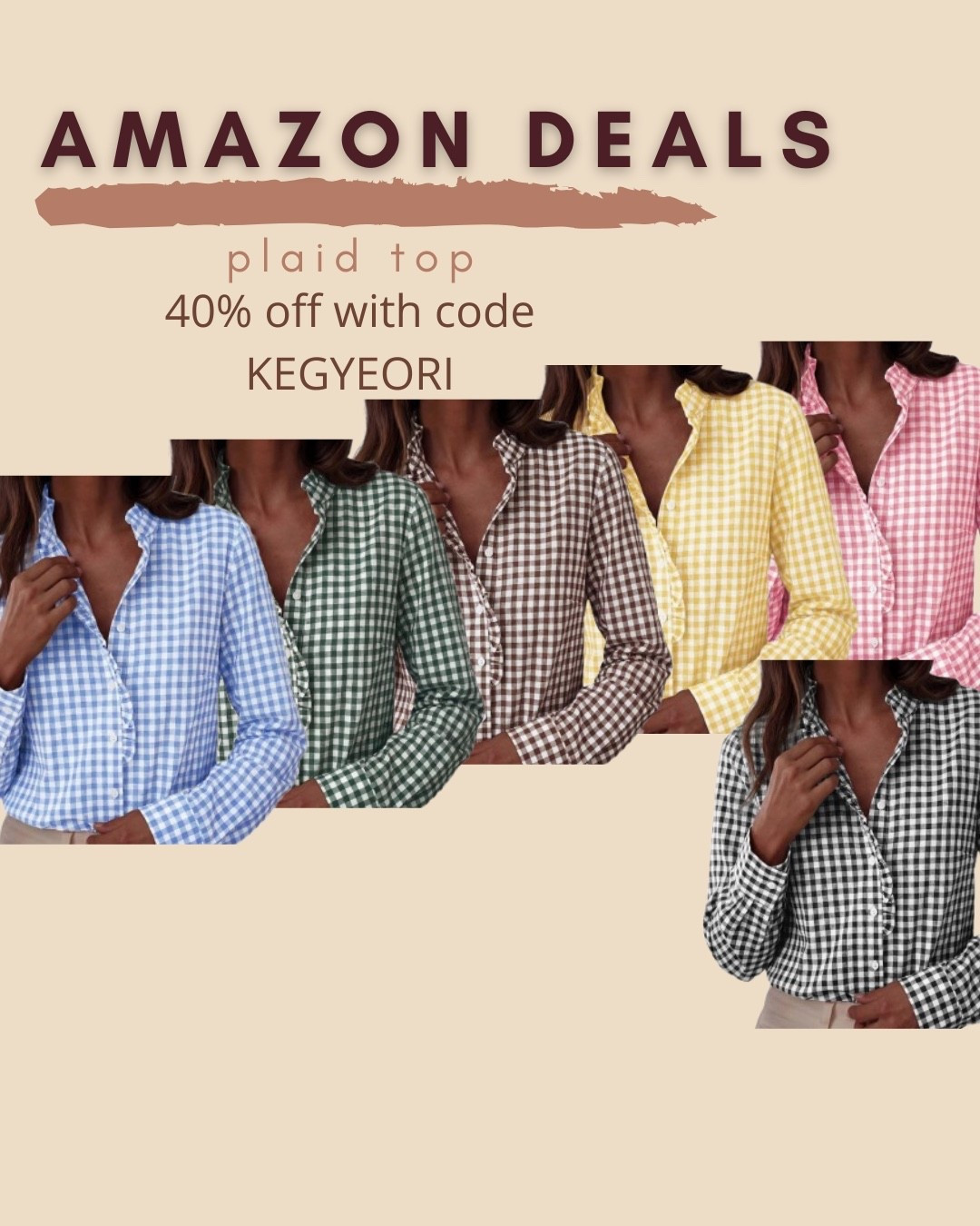 $12 ends 8/5

Amazon fashion
Amazon deals
Plaid top
Teacher outfit

#LTKSaleAlert