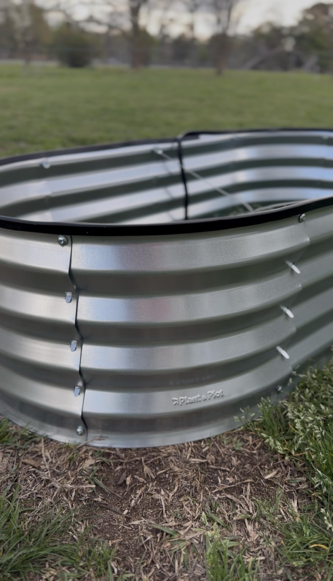 Plant & Plot Galvanized Raised Garden Beds Outdoor // 4\u00d72\u00d71 ft (2-Pack) Planter Raised ... | Amazon (US)