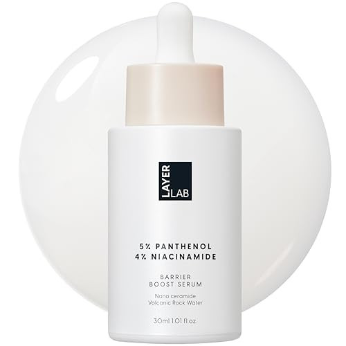 LAYERLAB Barrier Boost Serum with 5% Panthenol 4% Niacinamide, Soothing Korean Skincare for Sensitive Skin, Niosome Panthenol Serum, 30ml, 1.01 fl.oz. | Amazon (US)