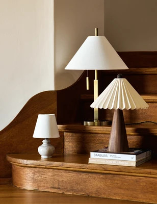 Benicio Table Lamp, White | Lulu and Georgia 