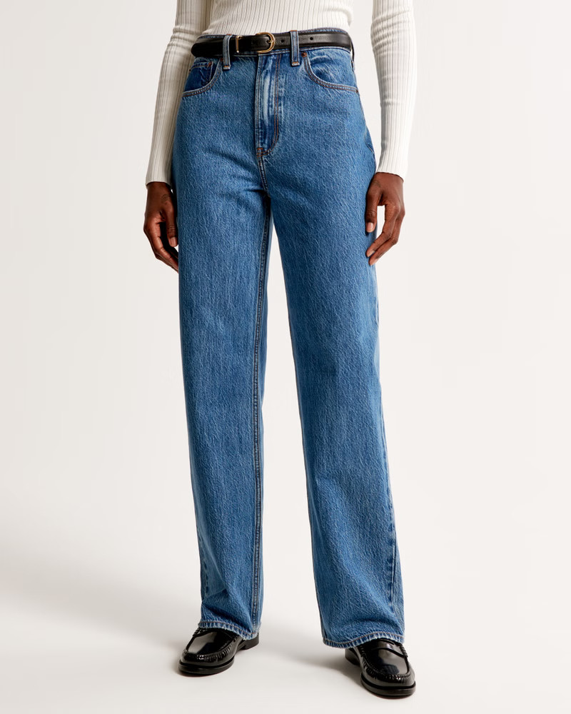 High Rise Loose Jean | Abercrombie & Fitch (US)
