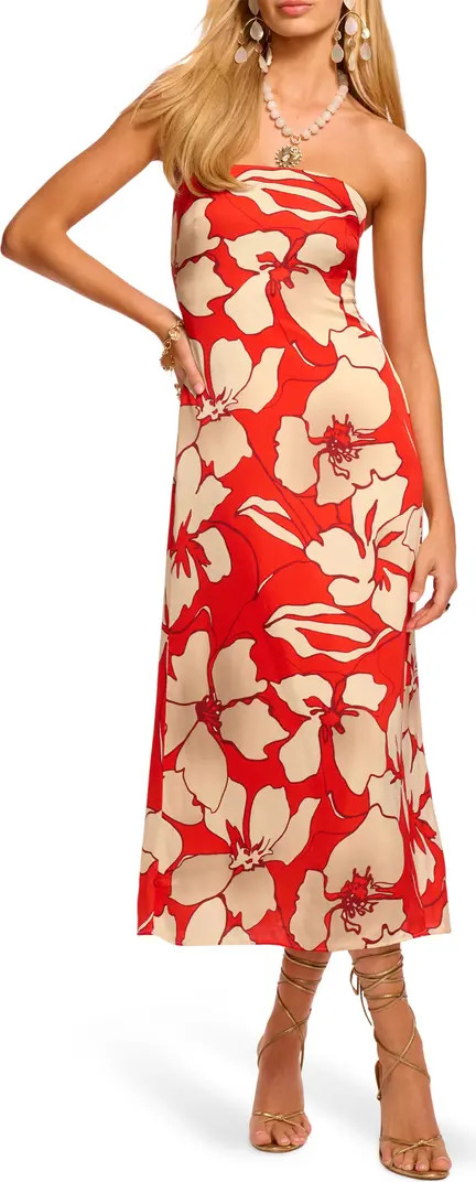 Kamilla Floral Strapless Dress | Nordstrom