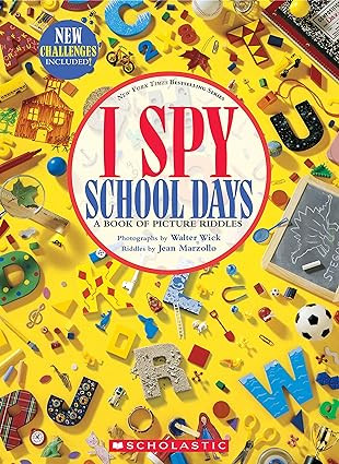 I Spy School Days: A Book of Picture Riddles      Hardcover – Picture Book, July 20, 2021 | Amazon (US)