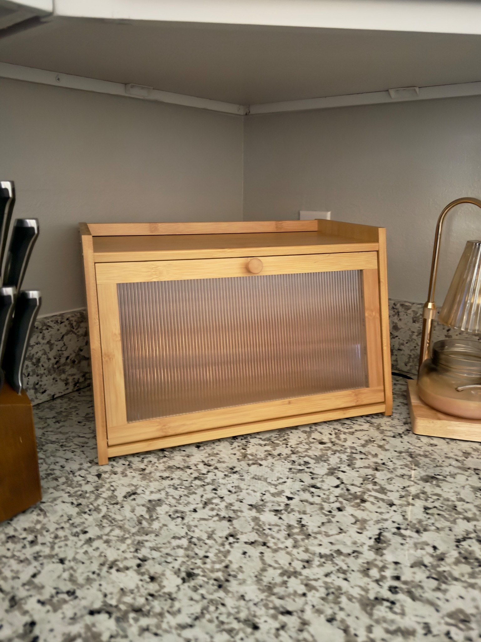 Kitchen counter styling: I added this new bread box to hide all the clutter of our bread and veggies. It is big but pretty! 

amazon home decor, kitchen decor, storage 

#LTKHome #LTKFindsUnder50 #LTKStyleTip