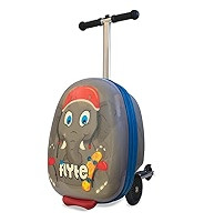FLYTE Scooter Suitcase Folding Kids Luggage – Penni the Panda, 18 Inch Hardshell, Ride On with ... | Amazon (US)