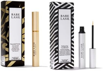 Babe Lash Lush & Luster Kit - Essential Serum (2 mL) & Enhancing Conditioner (3 mL) for Beautiful, T | Amazon (US)