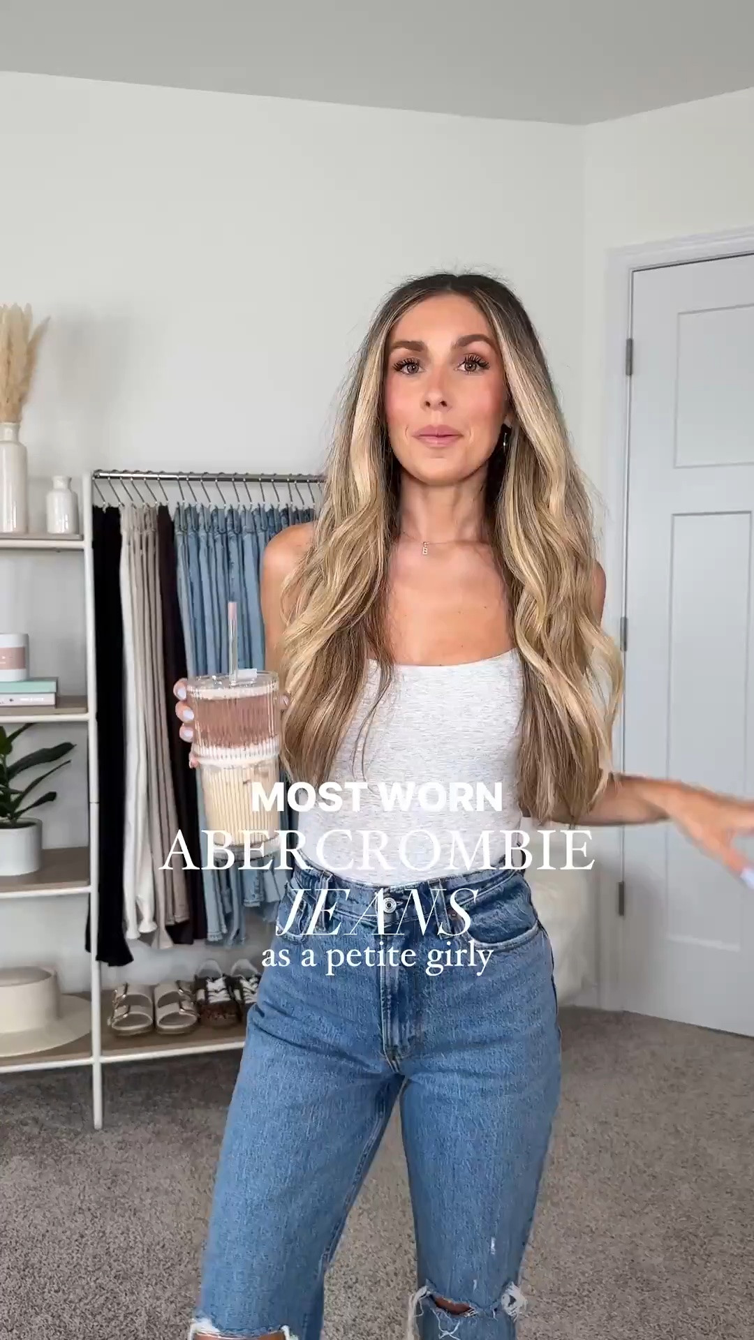 My most worn Abercrombie jeans as a petite girly 🤍 I’m 5’2 and typically a 24 short! Everything is on major sale & code DENIMAF STACKS for an extra 15% off!

#LTKootd #LTKPetite #LTKSaleAlert