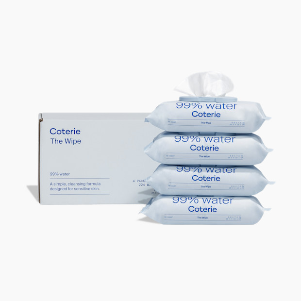 Coterie 99% Water Baby Wipes Size 224 Count | Purified | Babylist