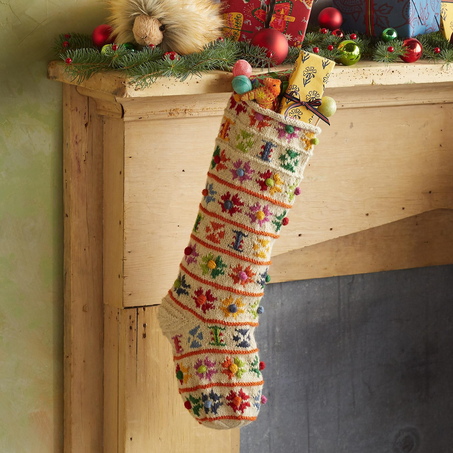 Heirloom Nordic Pompom Stocking | Sundance Catalog