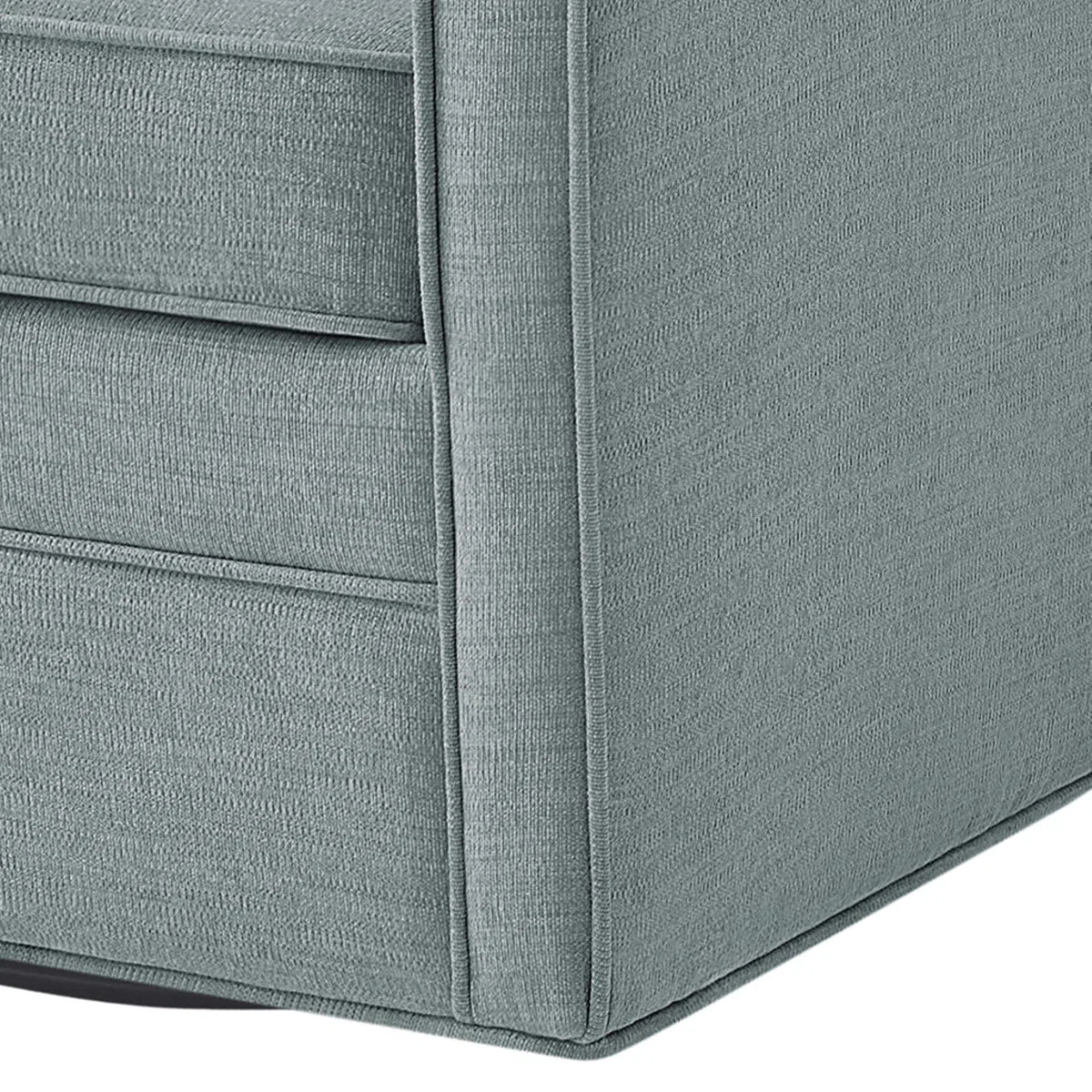 Melby Upholstered 360\u00b0Swivel Armchair with Curved Slope Arms & Removable Cushion | Wayfair North America