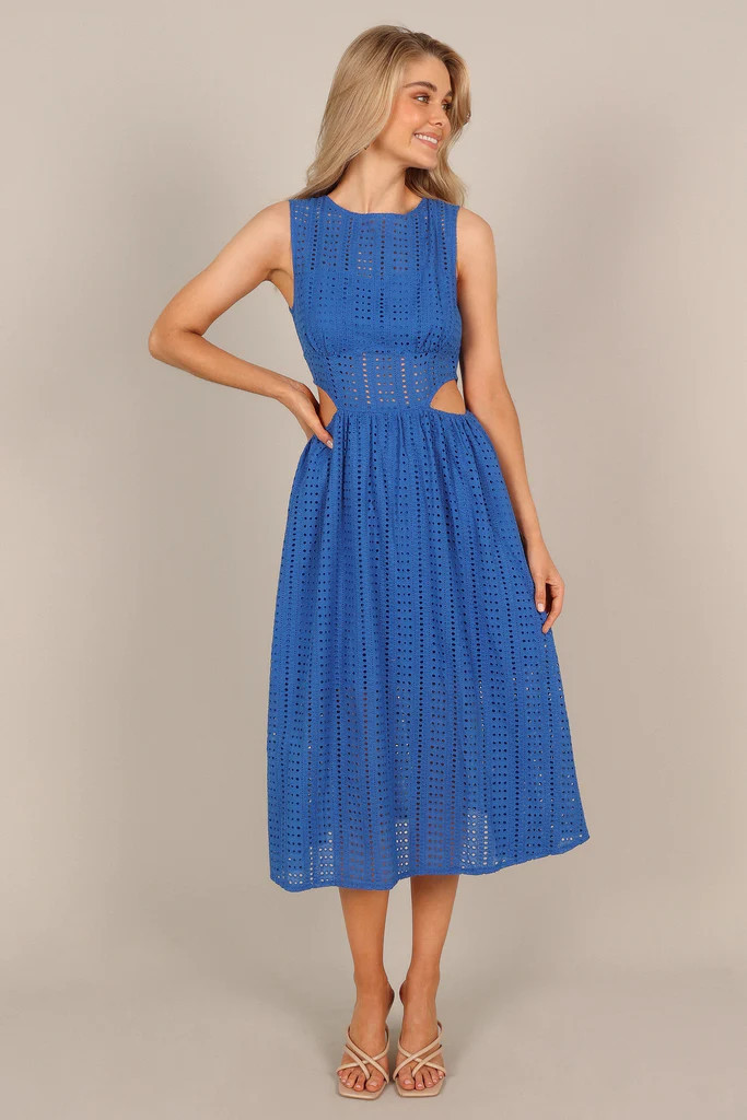 Maude Midi Dress - Blue | Petal & Pup (US)