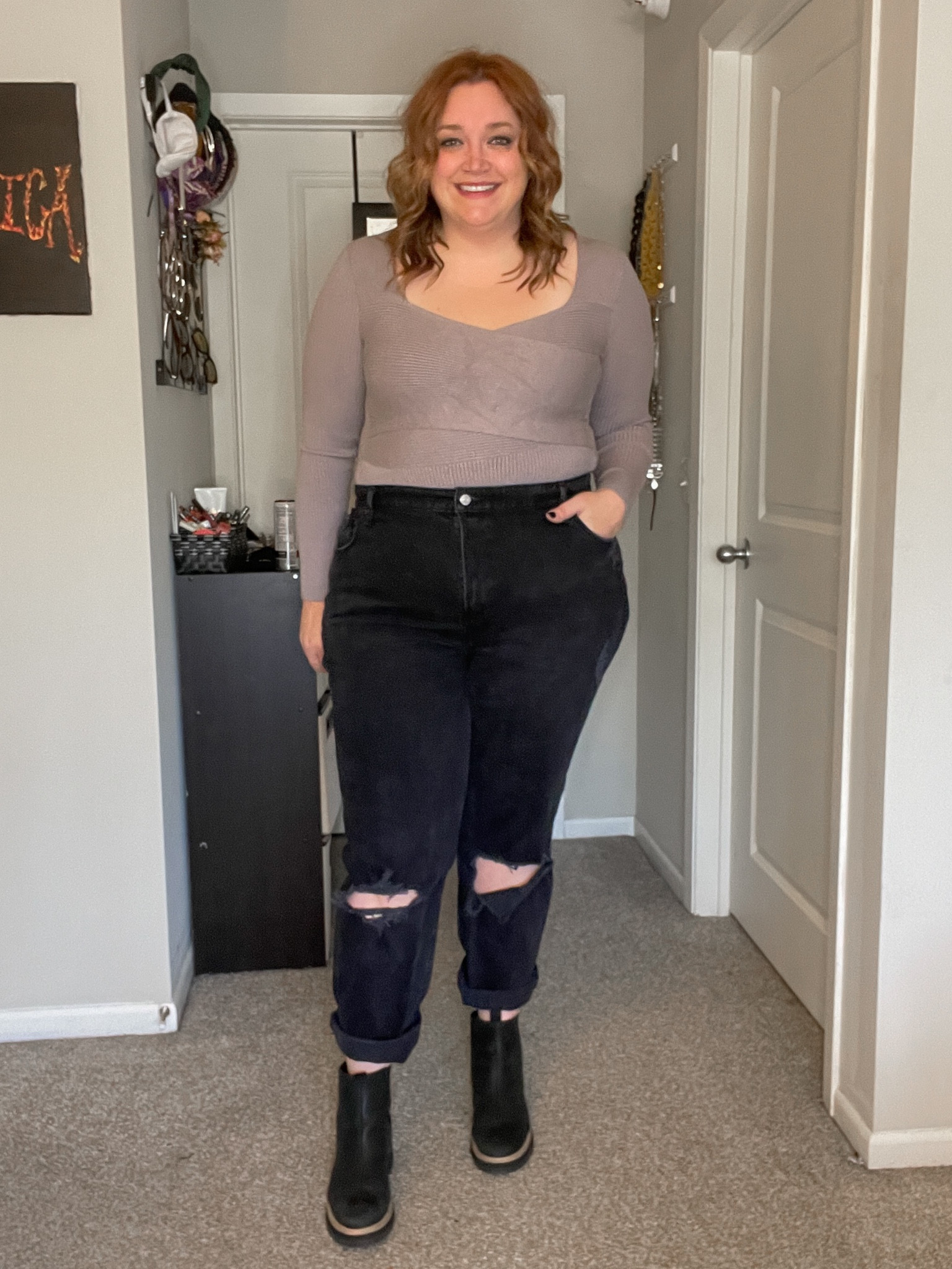 The perfect bodysuit for winter. 

Wearing XL

#LTKplussize #LTKmidsize #LTKSeasonal