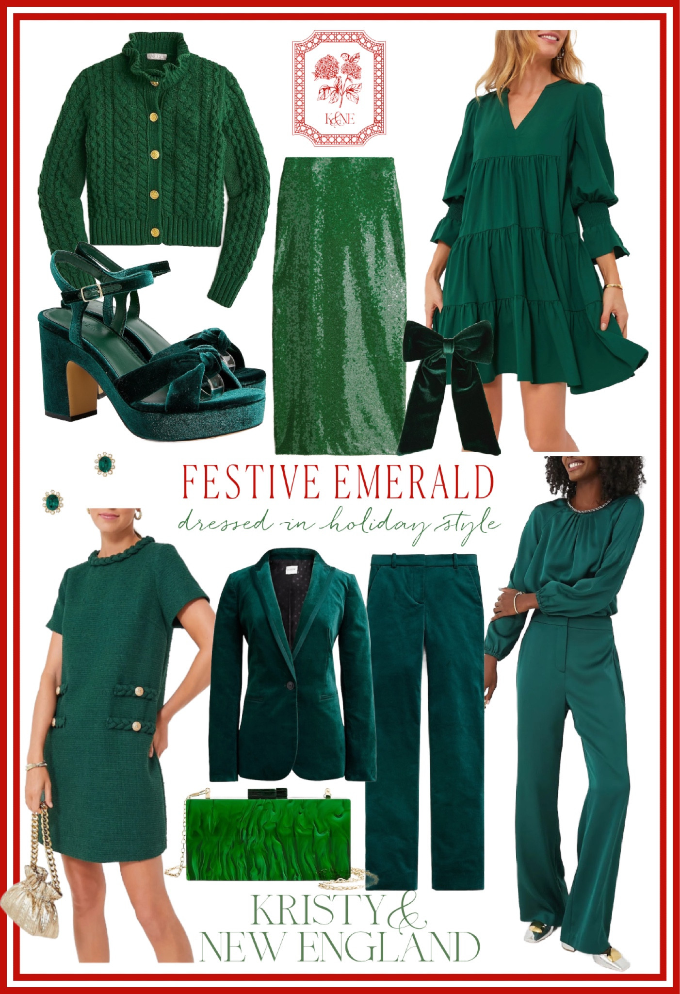 🎄Dressed in Holiday Style🎄Emerald Green Holiday Outfits

#LTKHoliday #LTKover40 #LTKGiftGuide